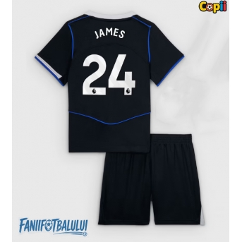 Chelsea Reece James #24 Echipament de Fotbal Replică 2025-26 Copii Treilea (+ Șorturi)